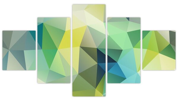 Obraz geometrické abstrakce (125x70 cm)