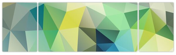 Obraz geometrické abstrakce (170x50 cm)