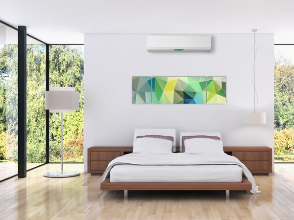 Obraz geometrické abstrakce (170x50 cm)