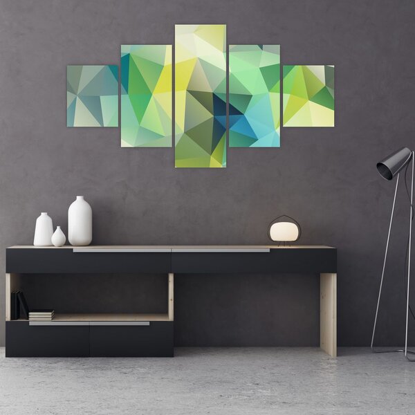 Obraz geometrické abstrakce (125x70 cm)