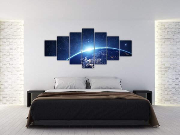 Obraz planety Země (210x100 cm)