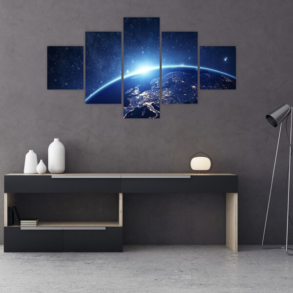 Obraz planety Země (125x70 cm)