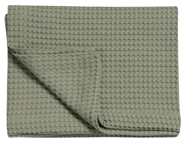 Vandyck Luxusní přehoz na postel Home Piqué waffle Light Olive - 160x250 cm