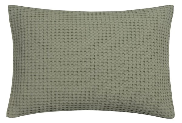 Vandyck Luxusní povlak na polštář Home Piqué waffle 40x55cm Light Olive