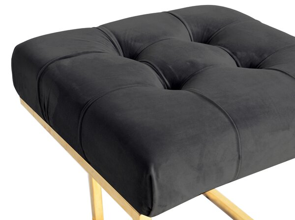 TABURET, kov, plast, 48/48/48 cm - Taburety, Online Only