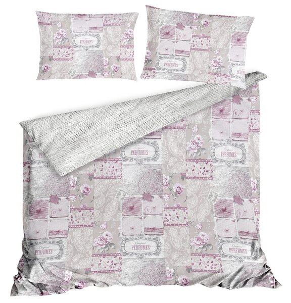 Gipetex Natural Dream Italské povlečení 100% bavlna Chic Rosa - 140x200 / 70x90 cm
