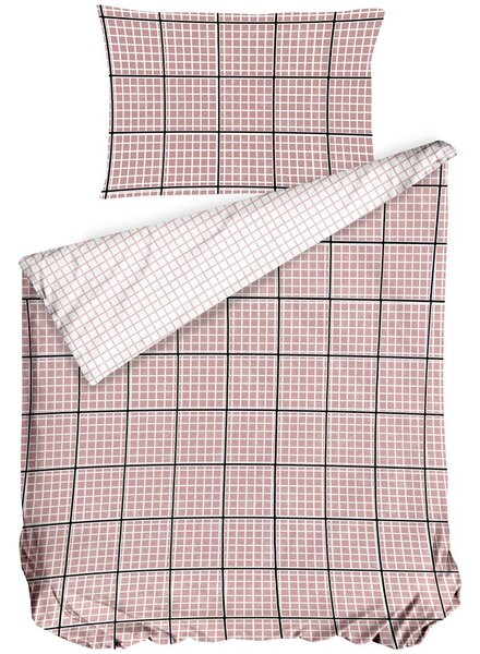 Cottonbox povlečení 100% bavlněné renforcé Rony pink - 140x200 / 70x90 cm
