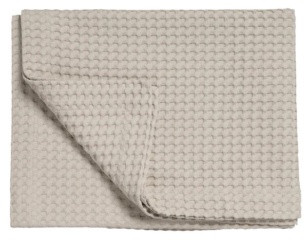 Vandyck Luxusní přehoz na postel Home Piqué waffle Stone - 160x250 cm