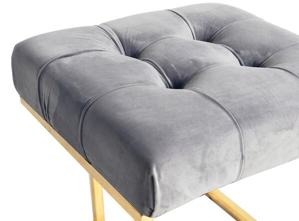 TABURET, kov, plast, 48/48/48 cm - Taburety, Online Only