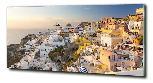 Foto obraz skleněný horizontální Santorini Řecko osh-99648927