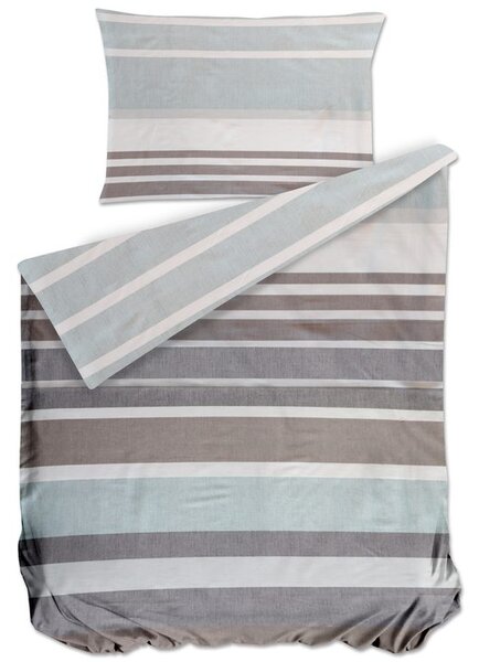 Bierbaum povlečení bavlněný satén 6699 Stripe Mint 140x200/70x90 cm