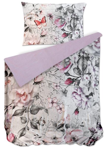 Bierbaum povlečení bavlněný satén 5205D Roses - 140x200 / 70x90 cm