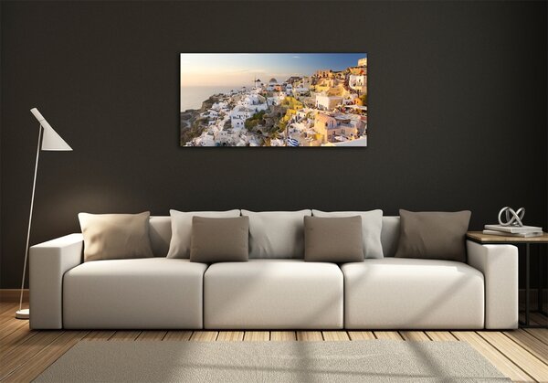 Foto obraz skleněný horizontální Santorini Řecko osh-99648927