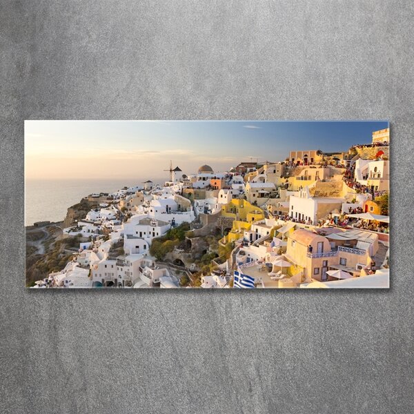 Foto obraz skleněný horizontální Santorini Řecko osh-99648927