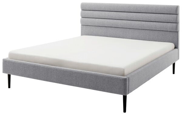 ČALOUNĚNÁ POSTEL, 180/200 cm, šedá MID.YOU - Manželské postele, Online Only