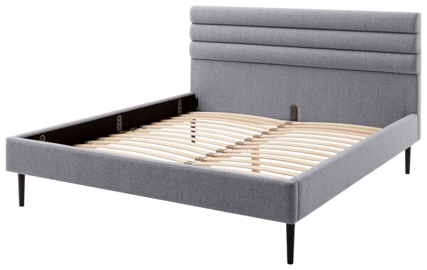 ČALOUNĚNÁ POSTEL, 180/200 cm, šedá MID.YOU - Manželské postele, Online Only
