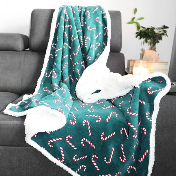 Mistral home Pléd Mistral Home beránek Candy Cane 130x170 cm