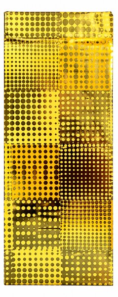 Dárkový sáček zlatý s metalickým potiskem – 12 × 22,5 cm | Set 10 ks 8796115