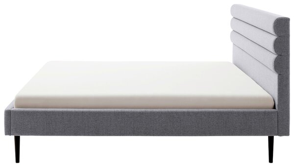 ČALOUNĚNÁ POSTEL, 180/200 cm, šedá MID.YOU - Manželské postele, Online Only