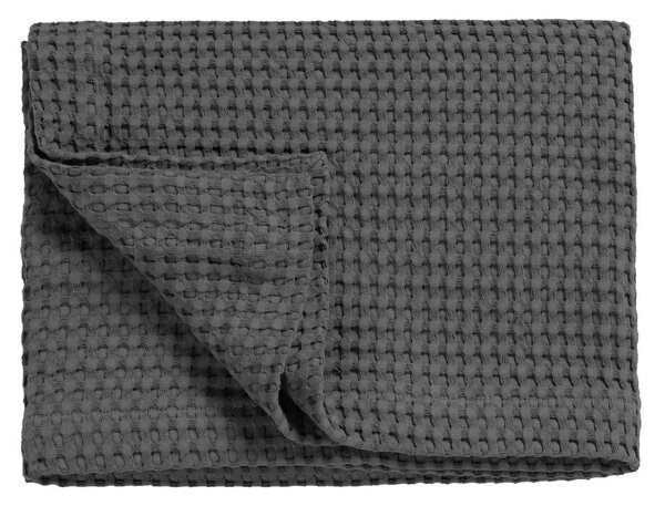 Vandyck Luxusní přehoz na postel Home Piqué waffle Off black - 160x250 cm
