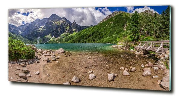 Foto-obraz fotografie na skle Jezero v horách osh-99700952