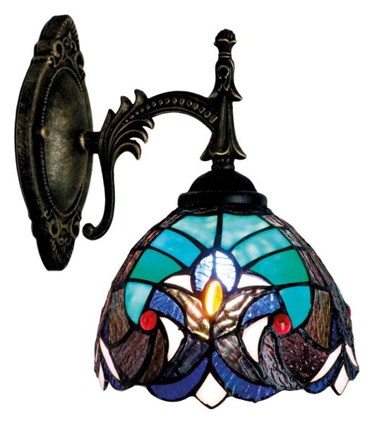 BRILAGI - Tiffany vitrážová nástěnná lampa CORAL 1xE14/40W/230V