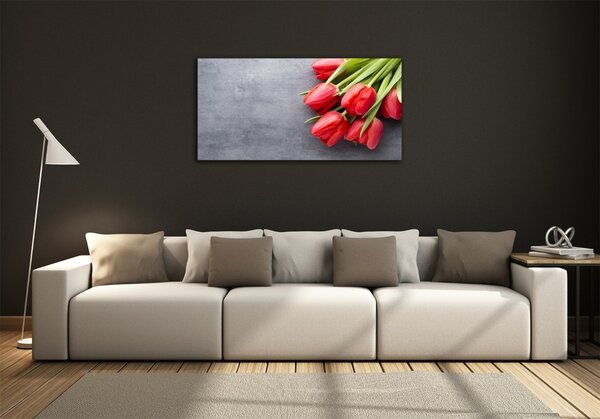 Foto obraz fotografie na skle Červené tulipány osh-99719823