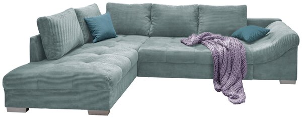 ROHOVÁ SEDAČKA, textil, světle modrá P & B - Sedací soupravy, Online Only