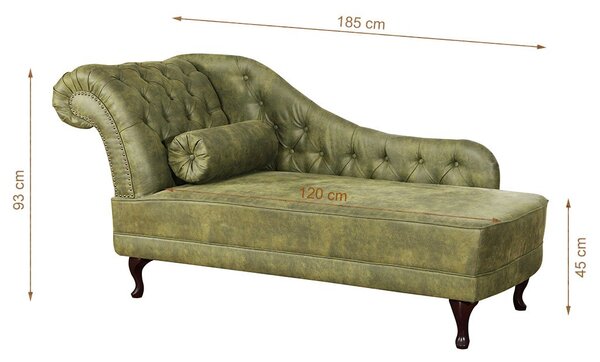 Lenoška Chesterfield Hocker