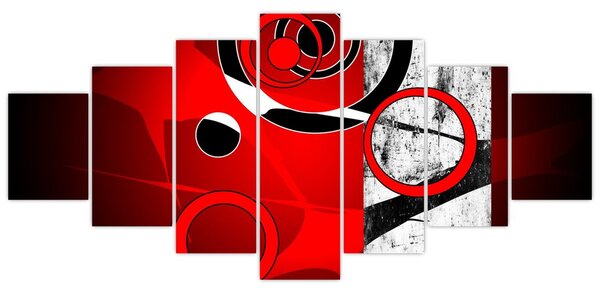 Obraz abstrakce (210x100 cm)