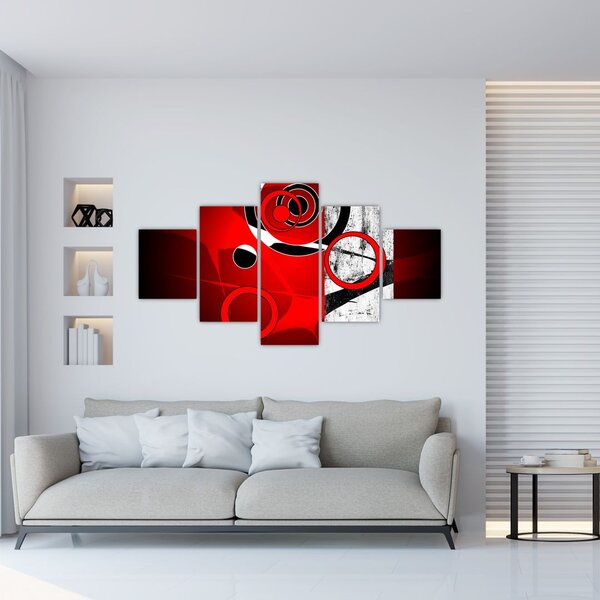 Obraz abstrakce (125x70 cm)