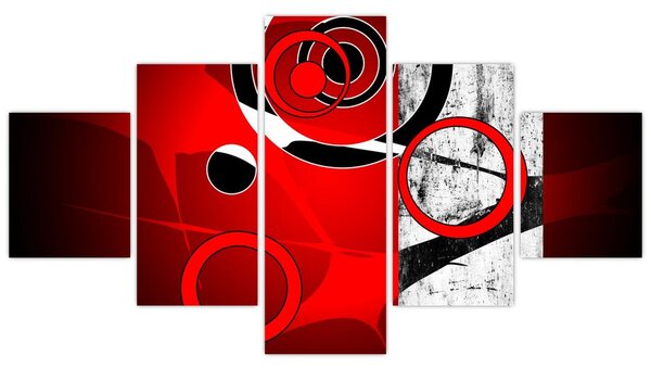 Obraz abstrakce (125x70 cm)