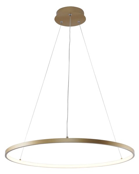 Moderní LED lustr Breno 60 zlatá