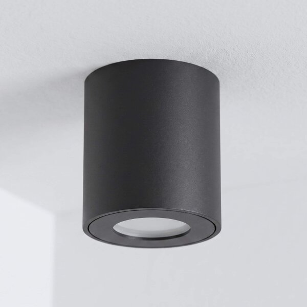 BRILAGI - Koupelnové bodové svítidlo MIA 1xGU10/30W/230V 84x80 mm černá IP54