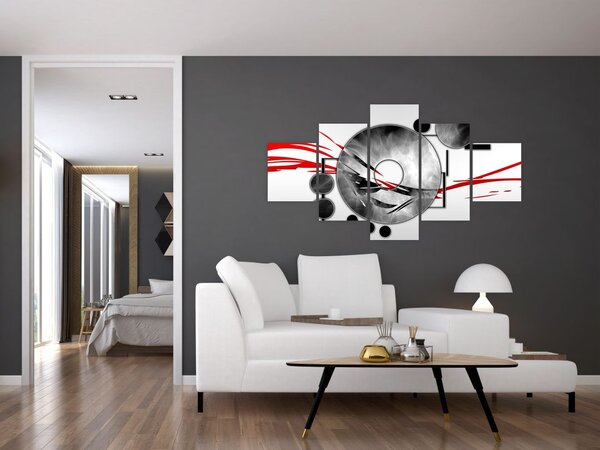Abstraktní obraz (125x70 cm)