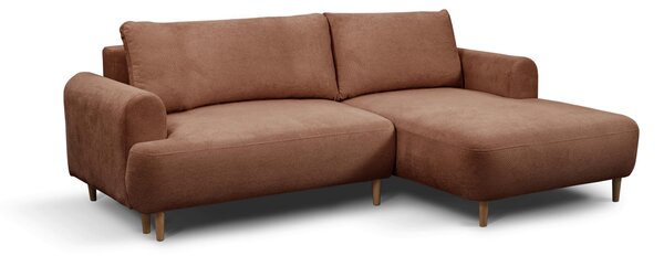ROHOVÁ SEDAČKA, textil, měděné barvy MID.YOU - Sedací soupravy, Online Only