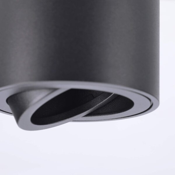 BRILAGI - Bodové svítidlo MIA 1xGU10/30W/230V 84x80 mm černá
