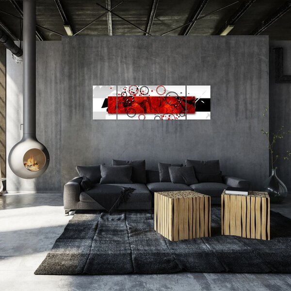 Obraz abstrakce (170x50 cm)