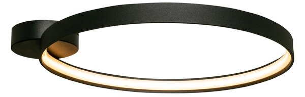 Moderní LED stropní lampa Circle 55 černá