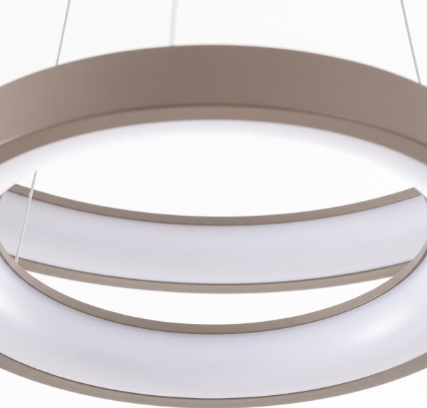 BRILAGI - LED Stm lustr na lanku FALCON SLIM LED/68W/230V pr. 50 cm béžová + DO
