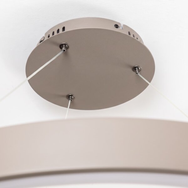 BRILAGI - LED Stm lustr na lanku FALCON II LED/108W/230V pr. 80 cm béžová + DO