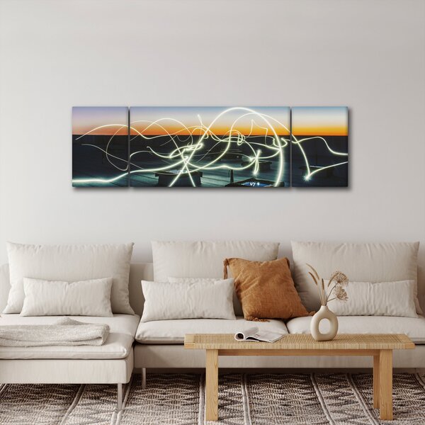 Obraz - pohled na oblohu ze střechy (170x50 cm)