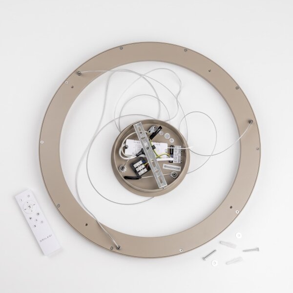 BRILAGI - LED Stm lustr na lanku FALCON SLIM LED/42W/230V pr. 50 cm béžová + DO