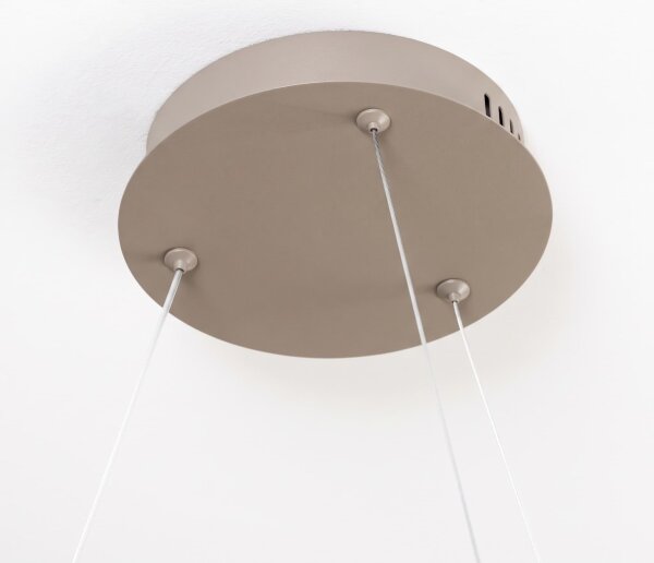 BRILAGI - LED Stm lustr na lanku FALCON SLIM LED/42W/230V pr. 50 cm béžová + DO