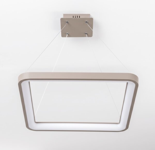 BRILAGI - LED Stm lustr na lanku FALCON SLIM LED/50W/230V 50x50 cm béžová + DO