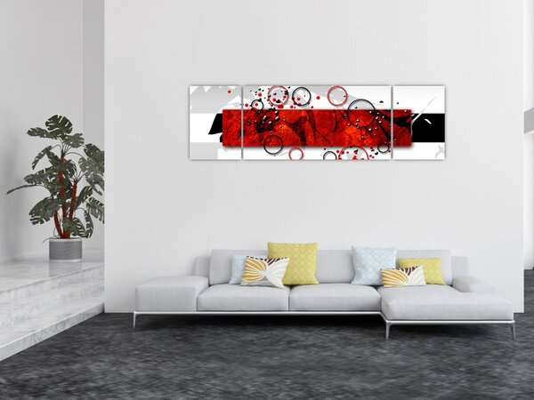 Obraz abstrakce (170x50 cm)