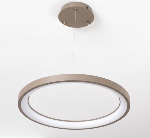 BRILAGI - LED Stm lustr na lanku FALCON SLIM LED/42W/230V pr. 50 cm béžová + DO