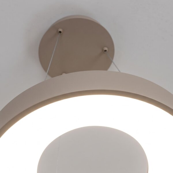 BRILAGI - LED Stm lustr na lanku FALCON II LED/67W/230V pr. 40 cm béžová + DO