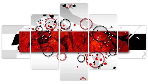 Obraz abstrakce (125x70 cm)