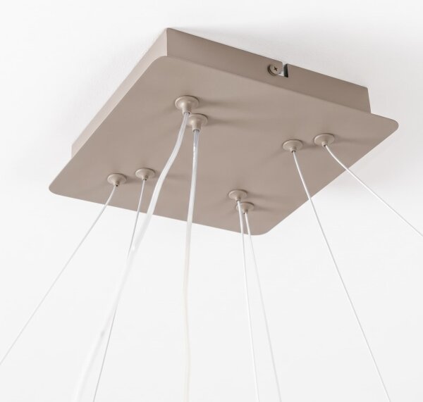 BRILAGI - LED Stm lustr na lanku FALCON SLIM LED/78W/230V béžová + DO